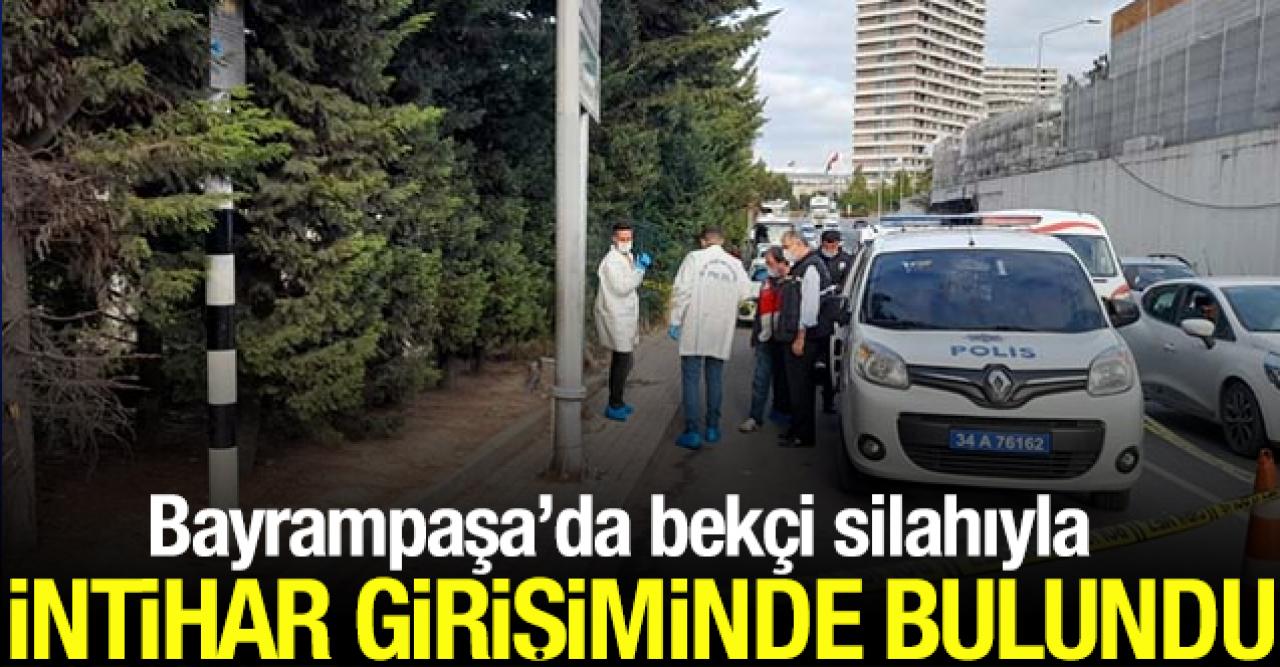 Bayrampaşa'da bekçi intihar girişiminde bulundu