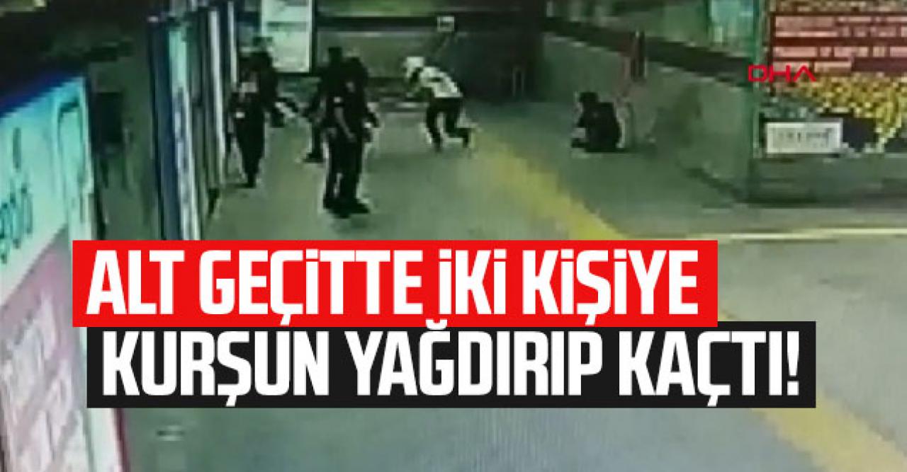 Şişli'de iki kişiye kurşun yağdıran zanlı kamerada