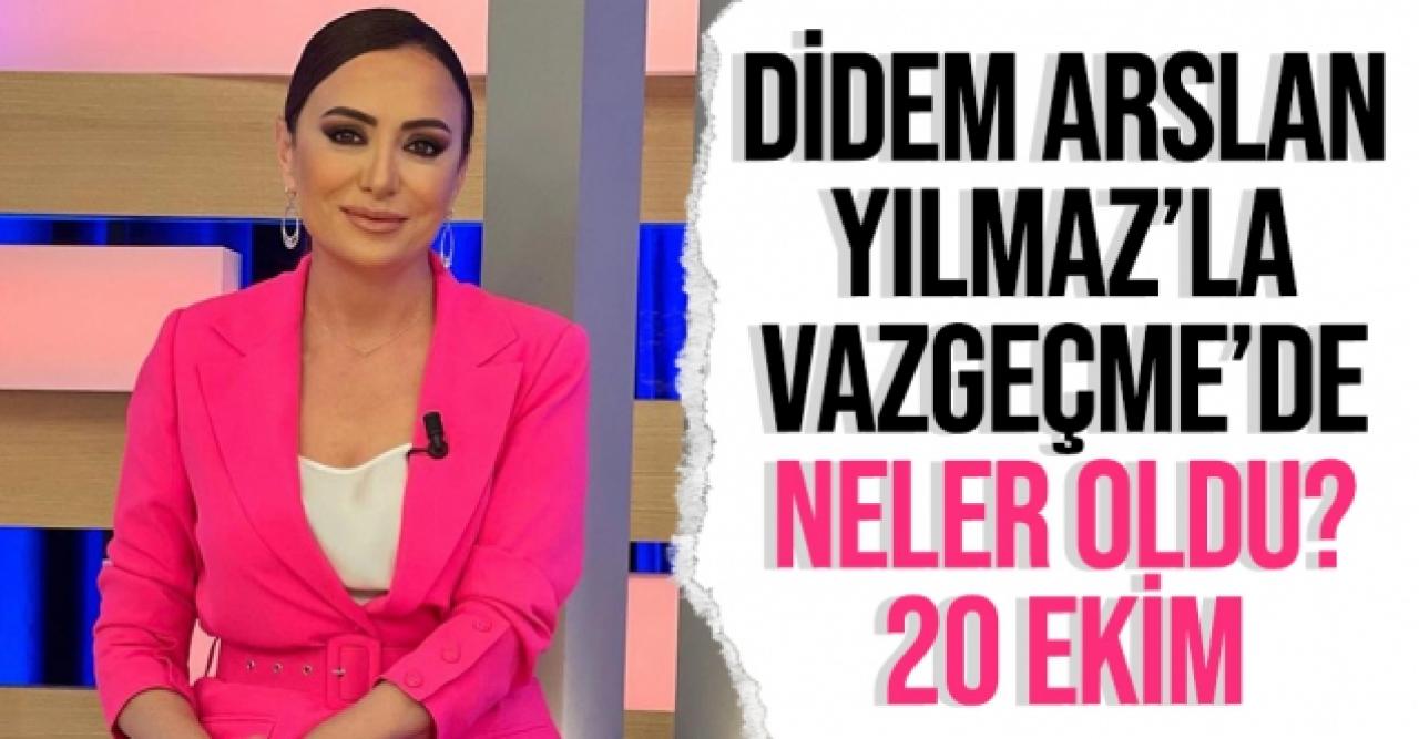 Didem Arslan Yılmaz'la Vazgeçme 20 Ekim Çarşamba 281. bölüm SHOW TV Youtube Canlı İzle