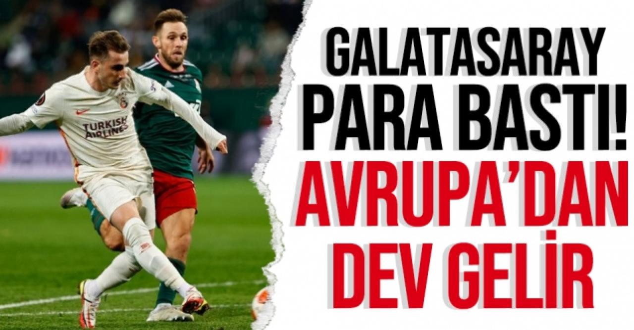 Galatasaray Avrupa'da para basıyor