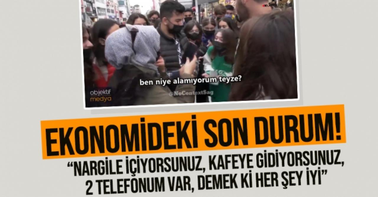 Ekonomi değerlendirmesi yapan vatandaş: Kafeye gidebiliyorsanız demek ki durum iyi