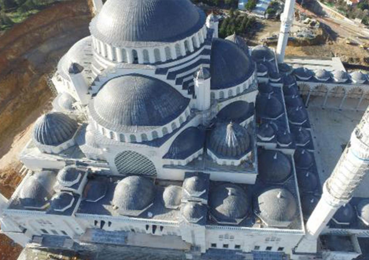 Çamlıca Camii'nde sona yaklaşılıyor