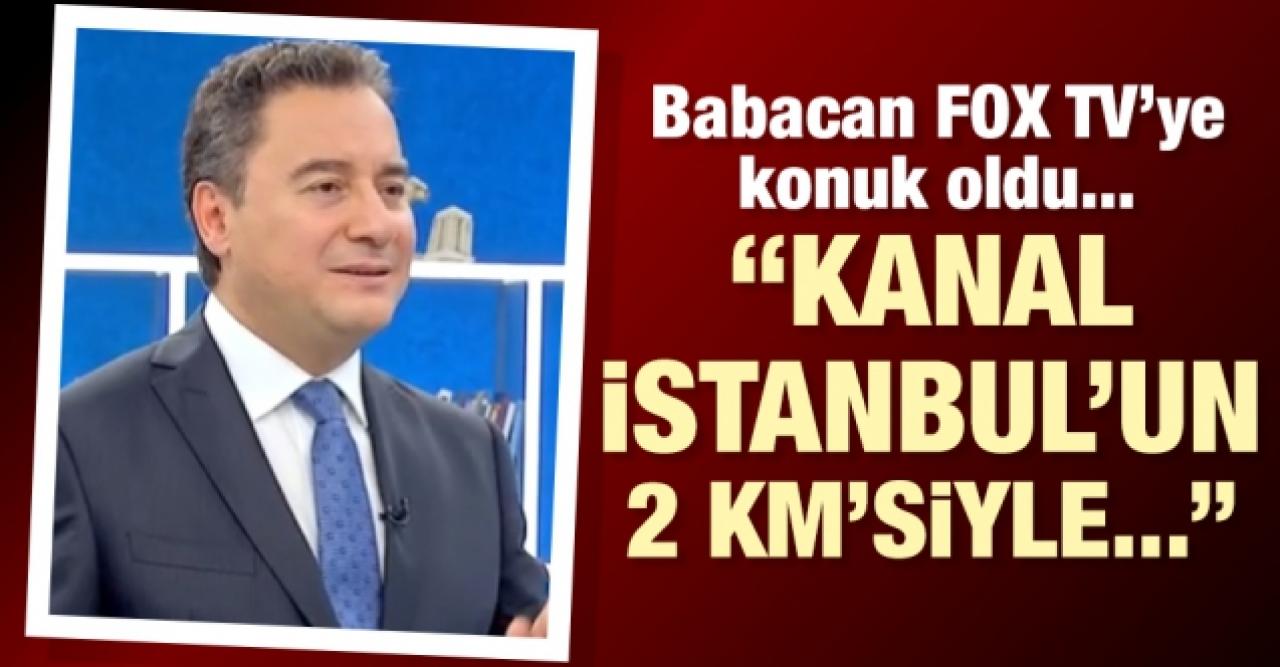 Babacan: Kanal İstanbul'un iki kilometresinin maliyetiyle tüm ülkenin fiber altyapısı yapılabilir