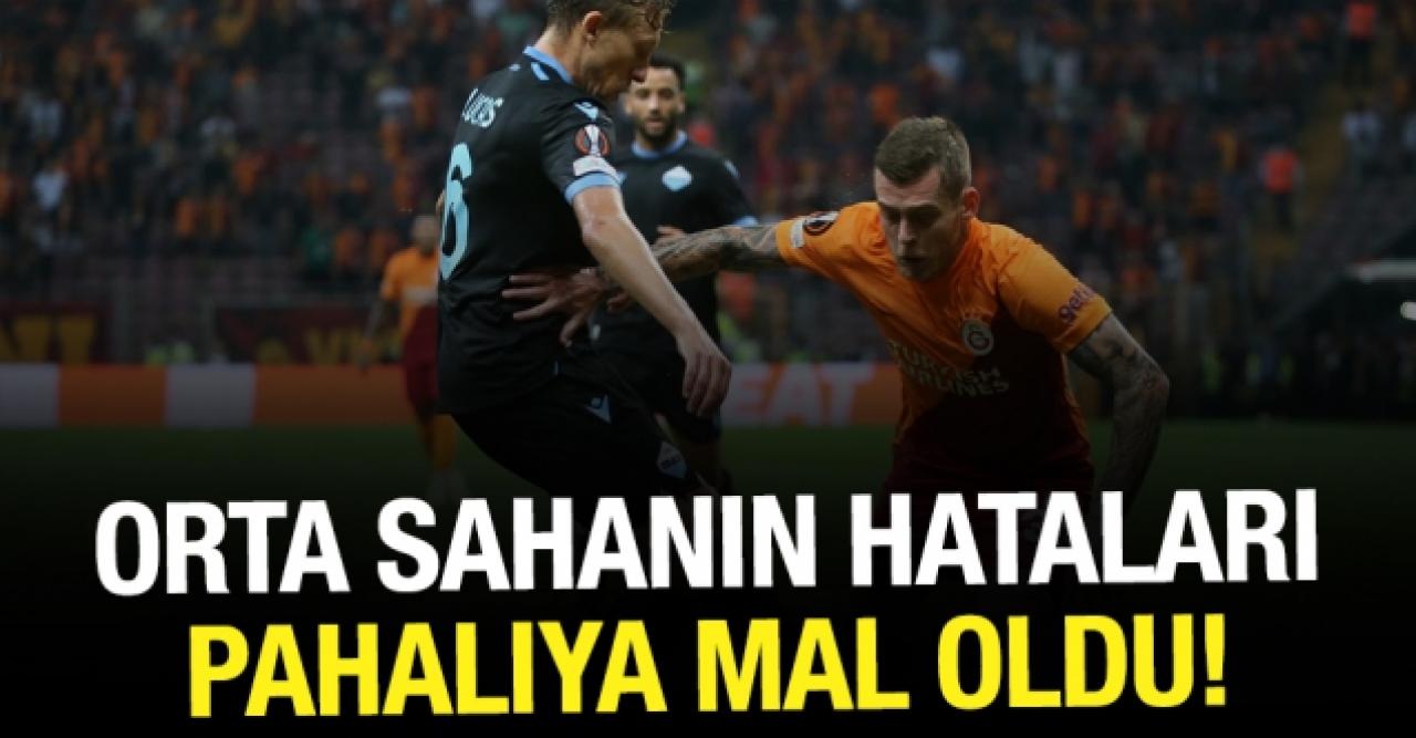 Galatasaray orta sahasının hataları sonrası ağır fatura