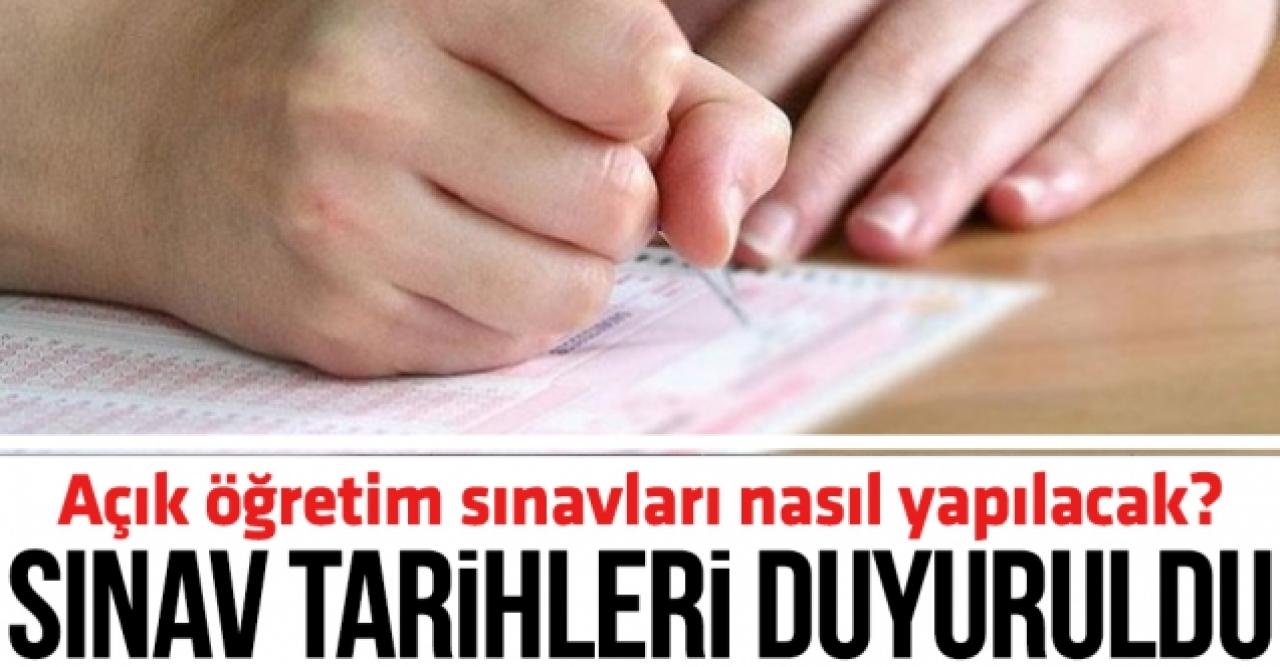 Açık öğretim sınavları nasıl yapılacak? Milli Eğitim Bakanlığı kararı açıkladı