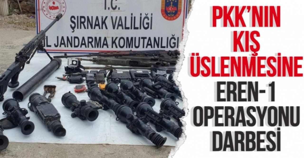 PKK’nın kış üslenmesine Eren- 1 Kış Operasyonu darbesi