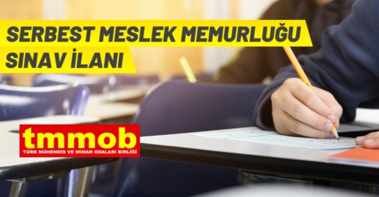 TMMOB serbest meslek mensupluğu sınavı gerçekleştirecek