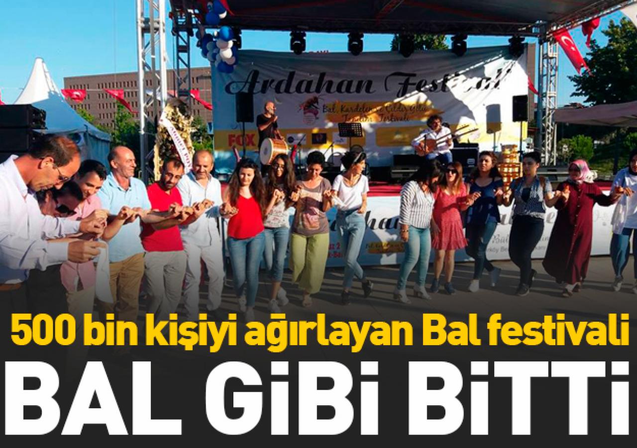 5 günde 500 bin ziyaretçi alan  Bal Festivali bal gibi sona erdi...