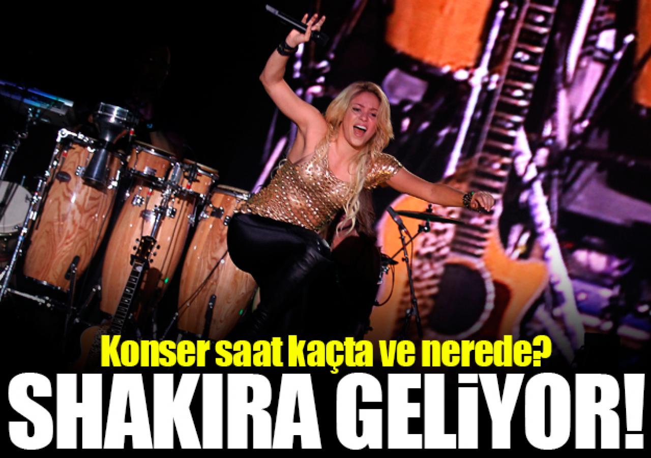 Shakira konseri saat kaçta ve nerede? Biletler kaç lira