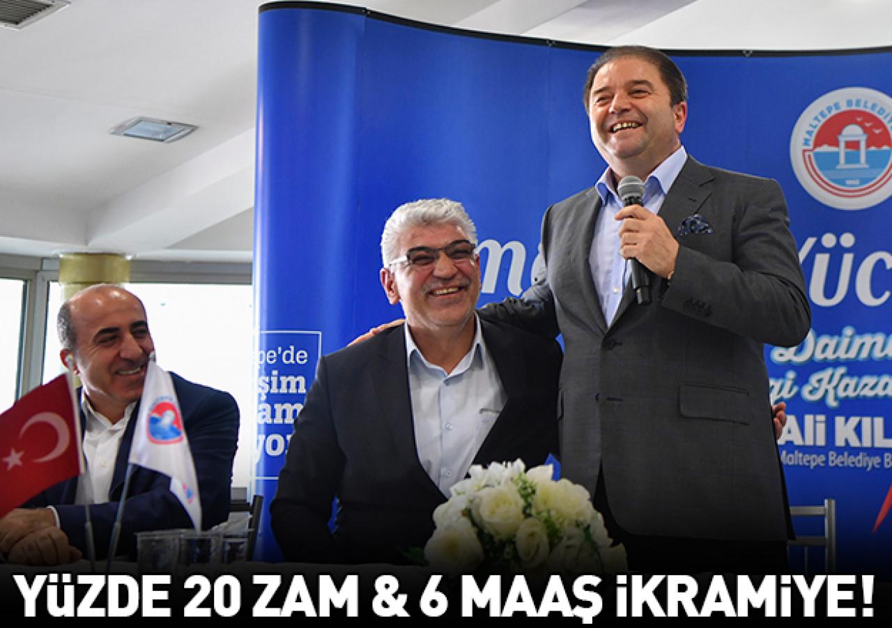 Yüzde 20.8 zam ve 6 maaş ikramiye