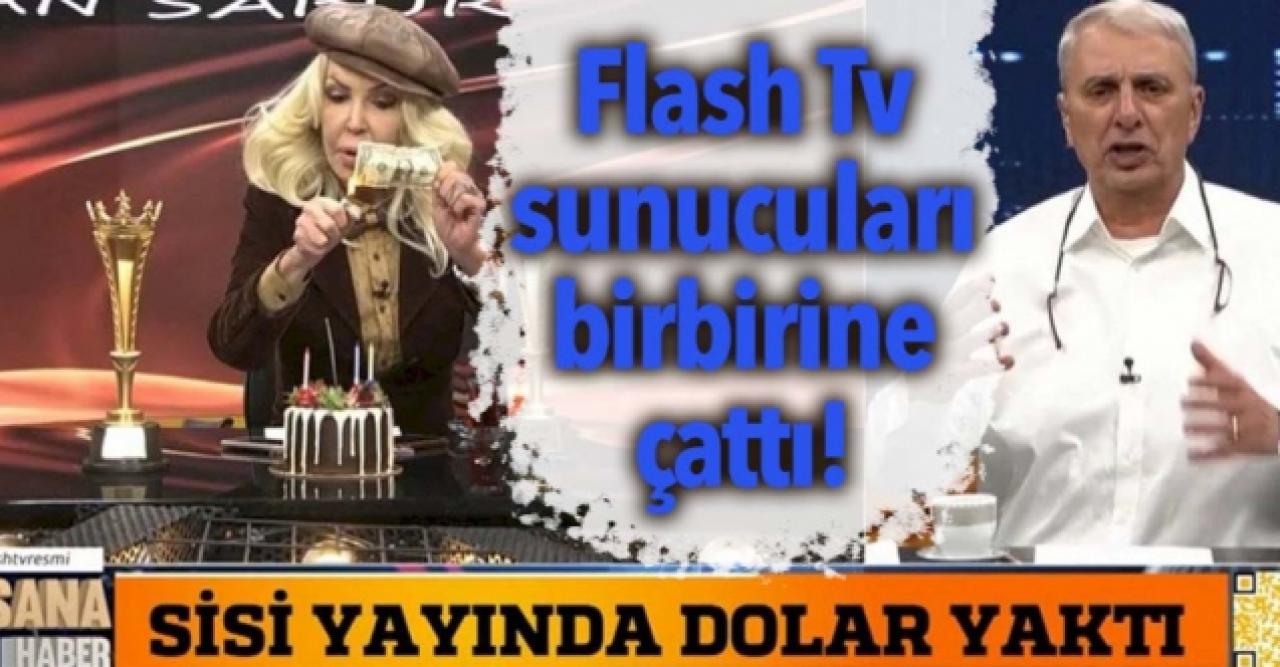 Flash Tv sunucuları bir birine çattı...