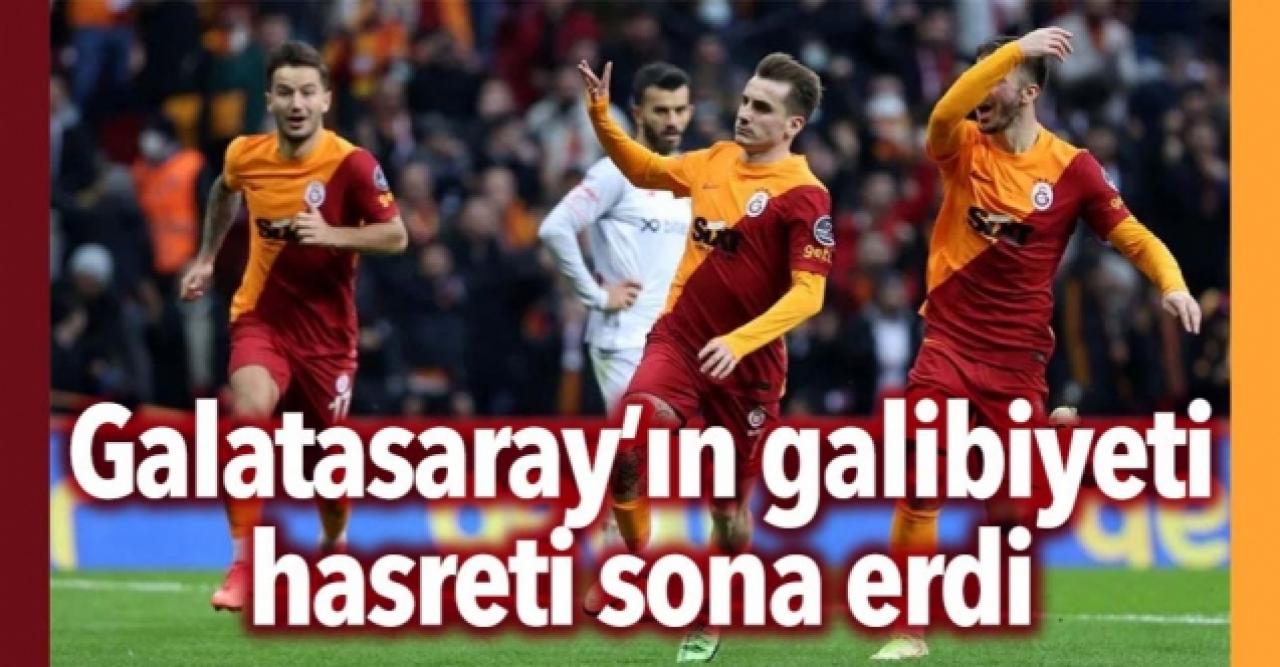 GALATASARAY’IN GALİBİYET HASRETİ SONA ERDİ