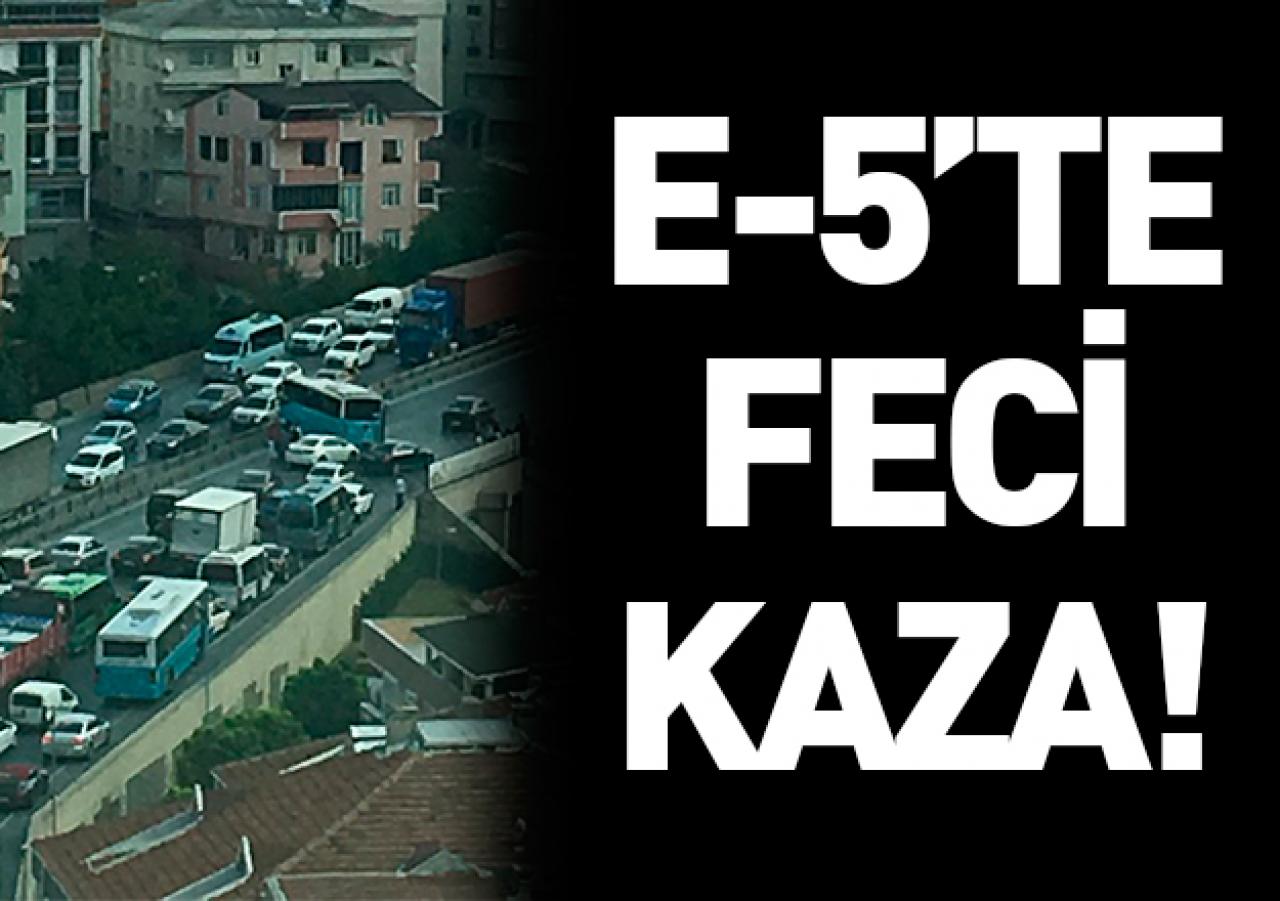 Büyükçekmece'de feci kaza!