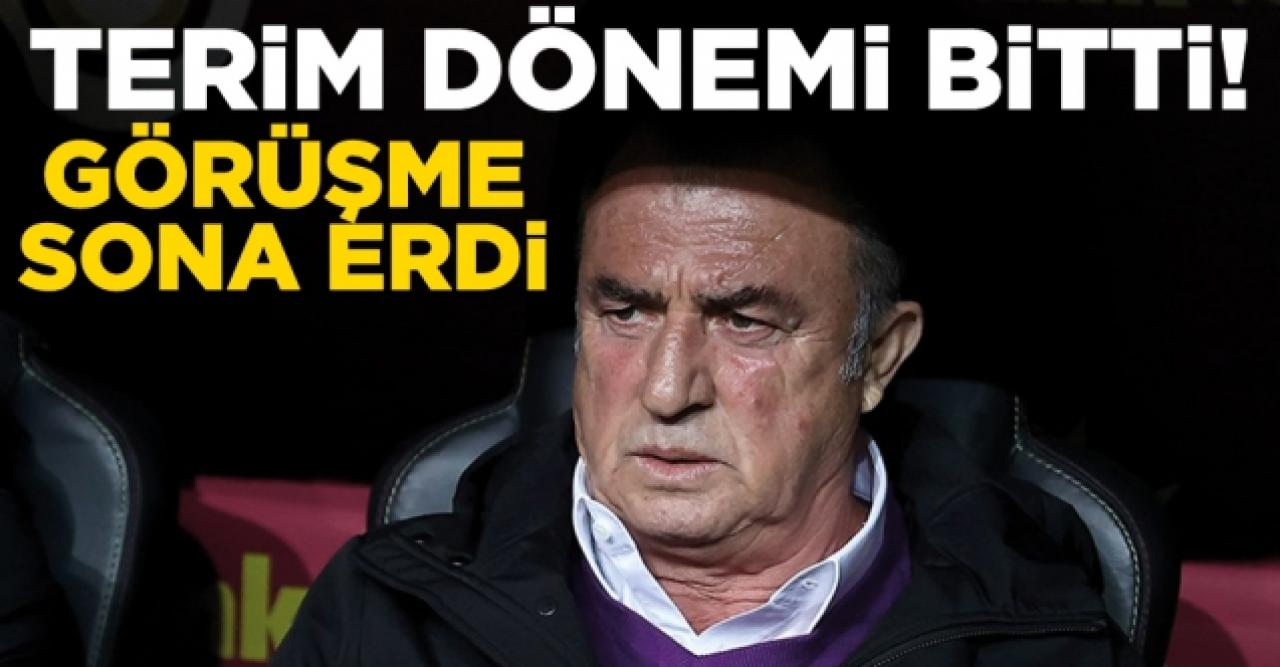 Galatasaray'da Fatih Terim dönemi sona erdi