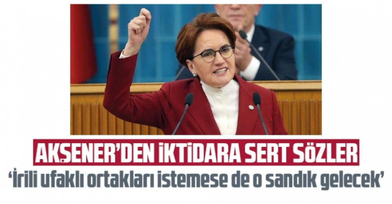 Meral Akşener: İktidarın irili ufaklı ortakları istemese de o sandık gelecek