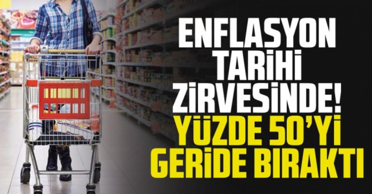 Enflasyon yüzde 50'yi aştı!