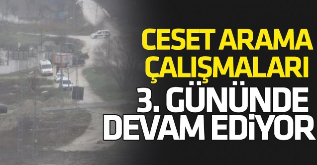 Büyükçekmece'de ceset arama çalışmaları 3. gününde