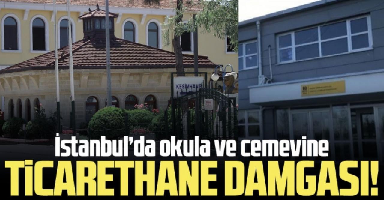 Okul ve cemevine ticarethane damgası!