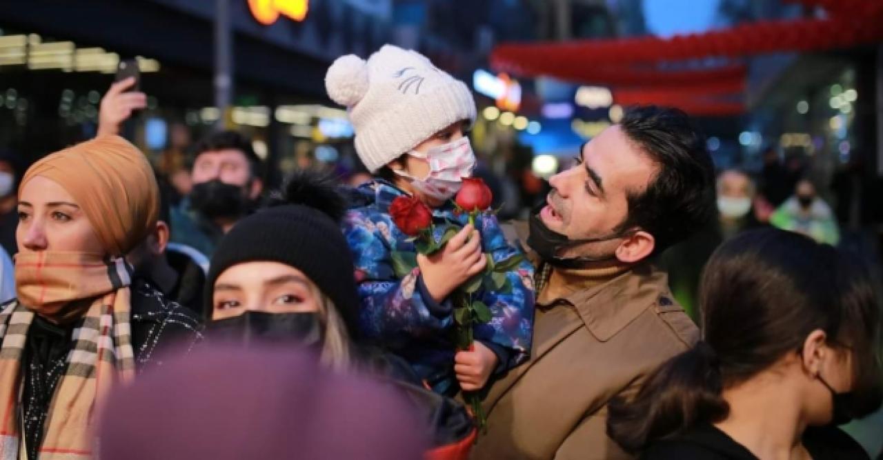 Kartal'da 14 Şubat coşkusu