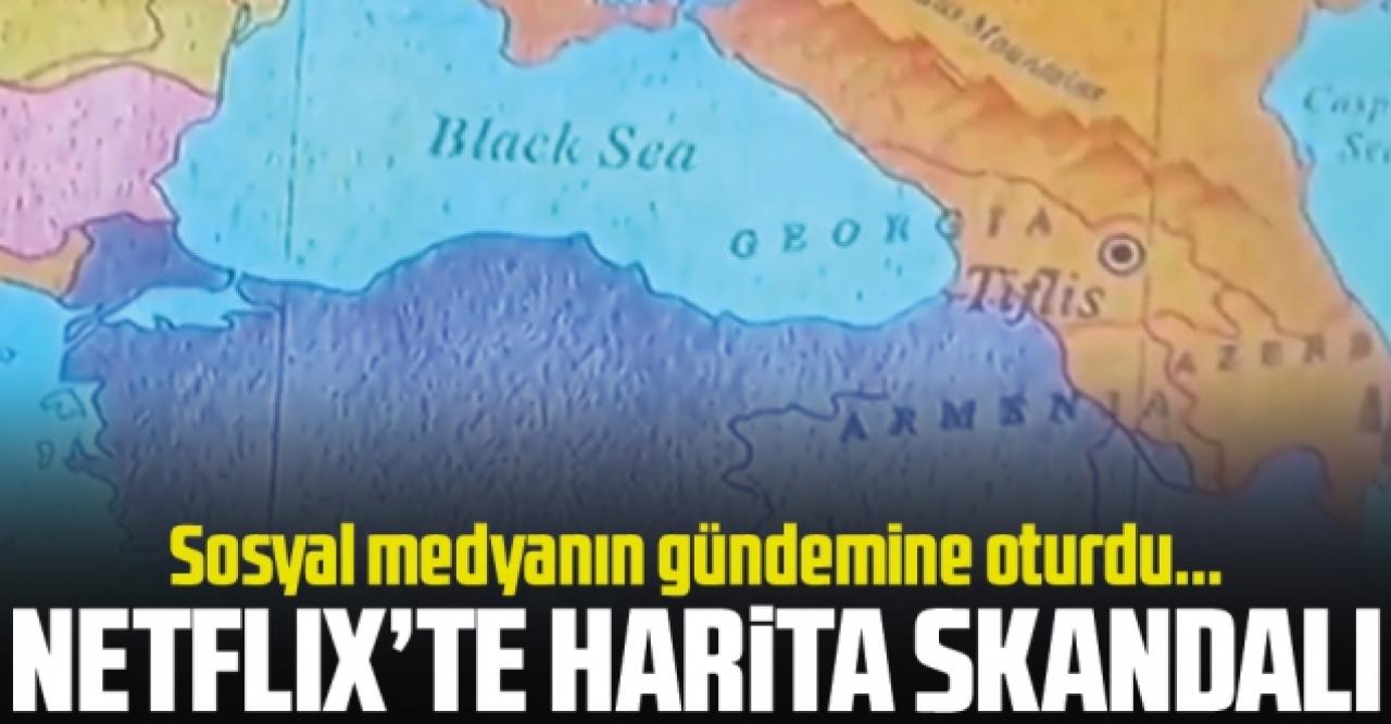 Netflix'teki harita skandalı şoke etti! Gündeme oturan o kare...