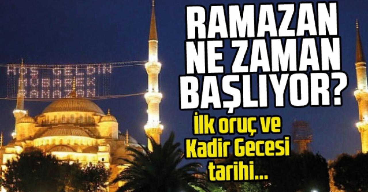 2022 Ramazan ayı ne zaman başlayacak? İlk oruç ve Kadir Gecesi ne zaman? Fitre kimlere verilir, kimler verebilir