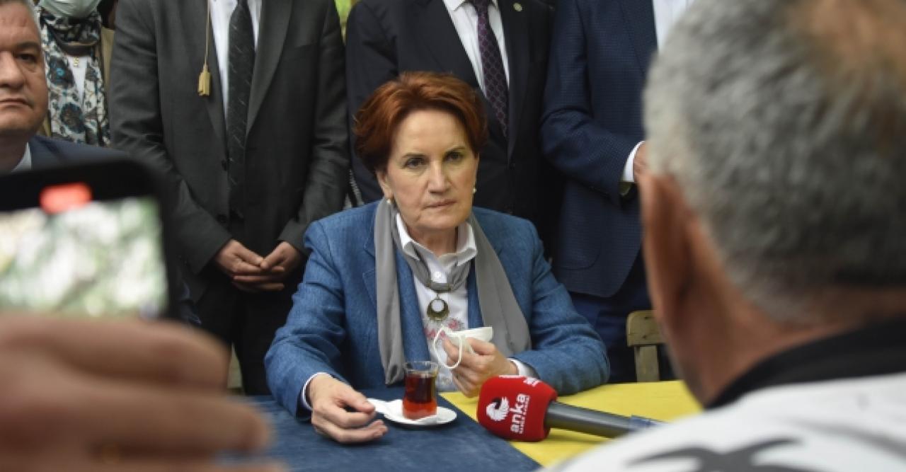 Akşener'den esnaf ziyareti