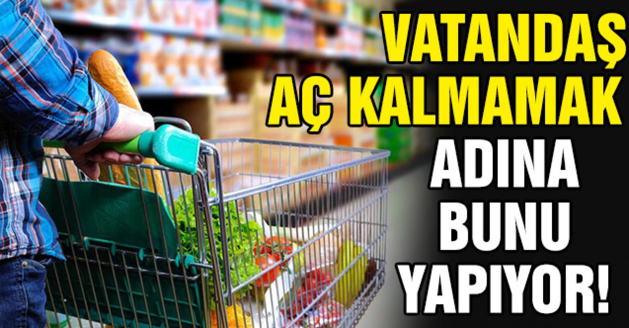 Vatandaş aç kalmamak için yeni yöntemler buluyor!