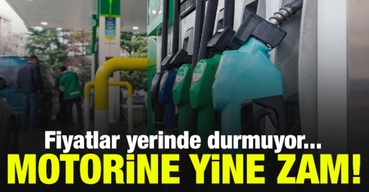 Motorine bu geceden itibaren bir zam daha!