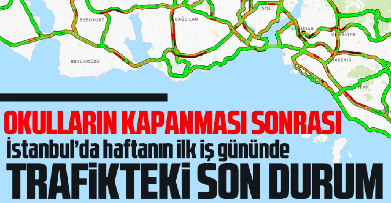 Tatil sonrasındaki ilk iş gününde trafik yoğunluğu düşük