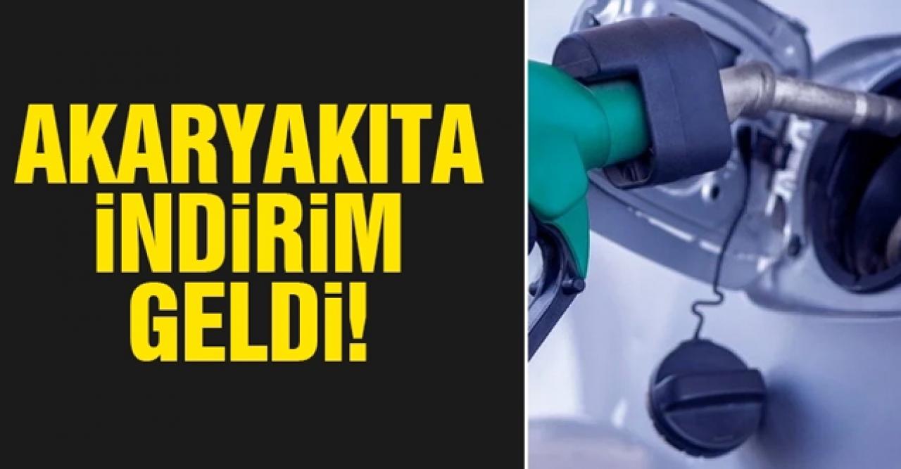 Akaryakıta indirim geldi