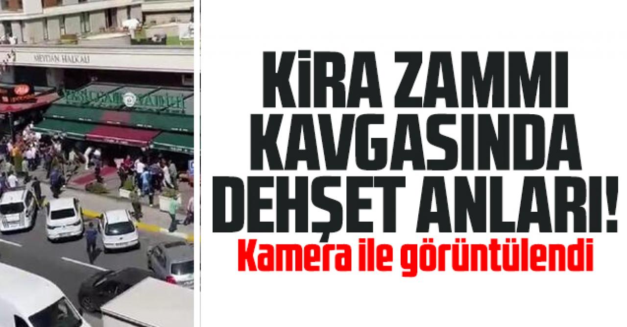 Kira zammı kavgasındaki kavgada dehşet anları