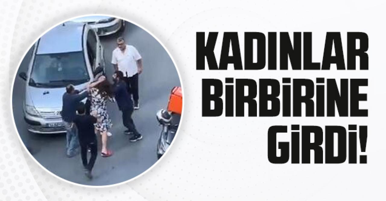 Şişli'de yol verme kavgasını güçlükle ayırdılar