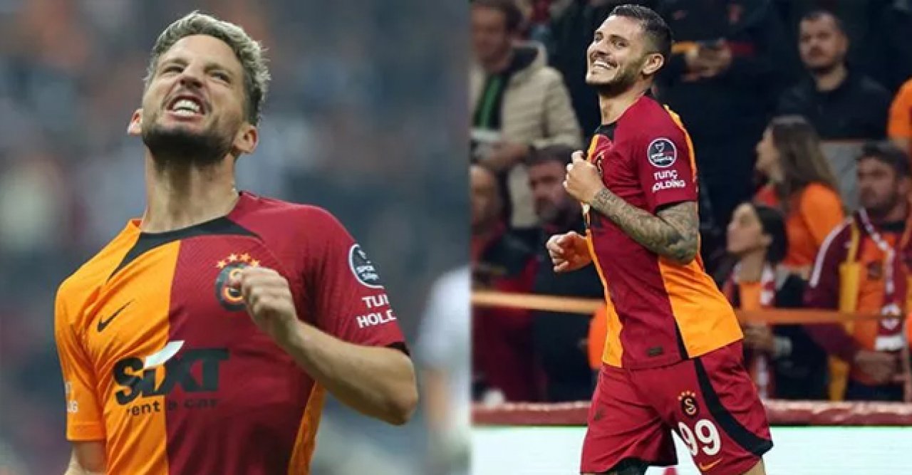 Dries Mertens ve Mauro Icardi'den ilk