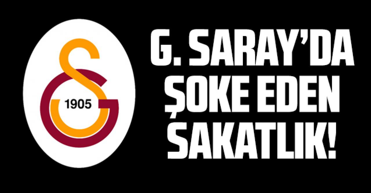 Galatasaray'da büyük şok! Yıldız oyuncu sakatlandı