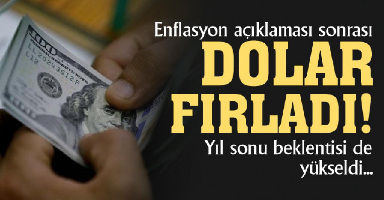 Enflasyon rakamları sonrası dolar yükselişe geçti!