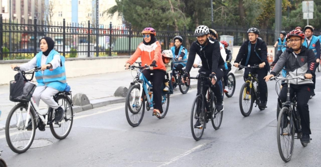 Sağlık için pedalladılar