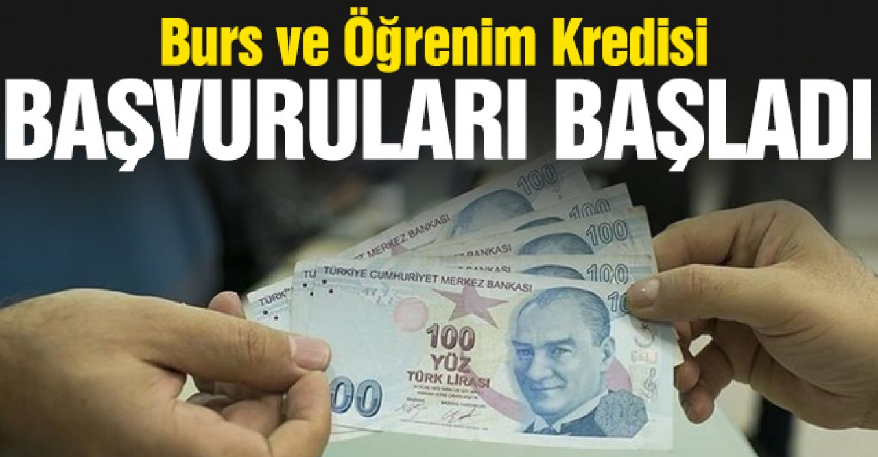 Burs ve Öğrenim Kredisi başvurusu nasıl yapılır? Başvuru ekranı