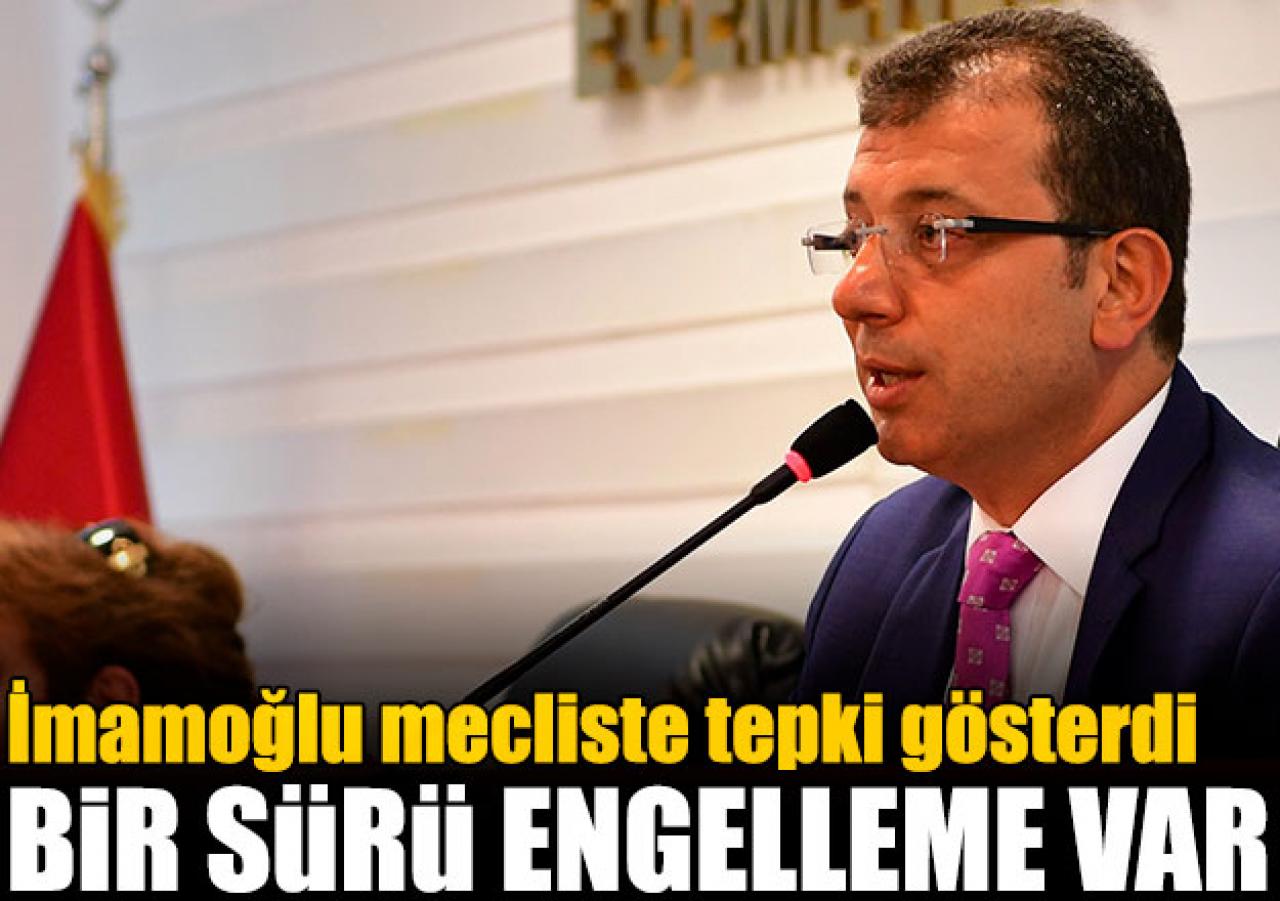 İmamoğlu: Beni konuşturmayın!