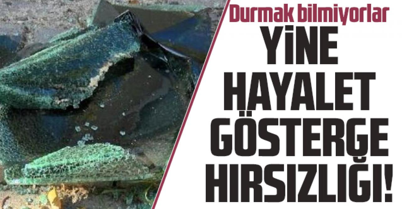 Büyükçekmece'de lüks otomobilin hayalet göstergesini çaldılar