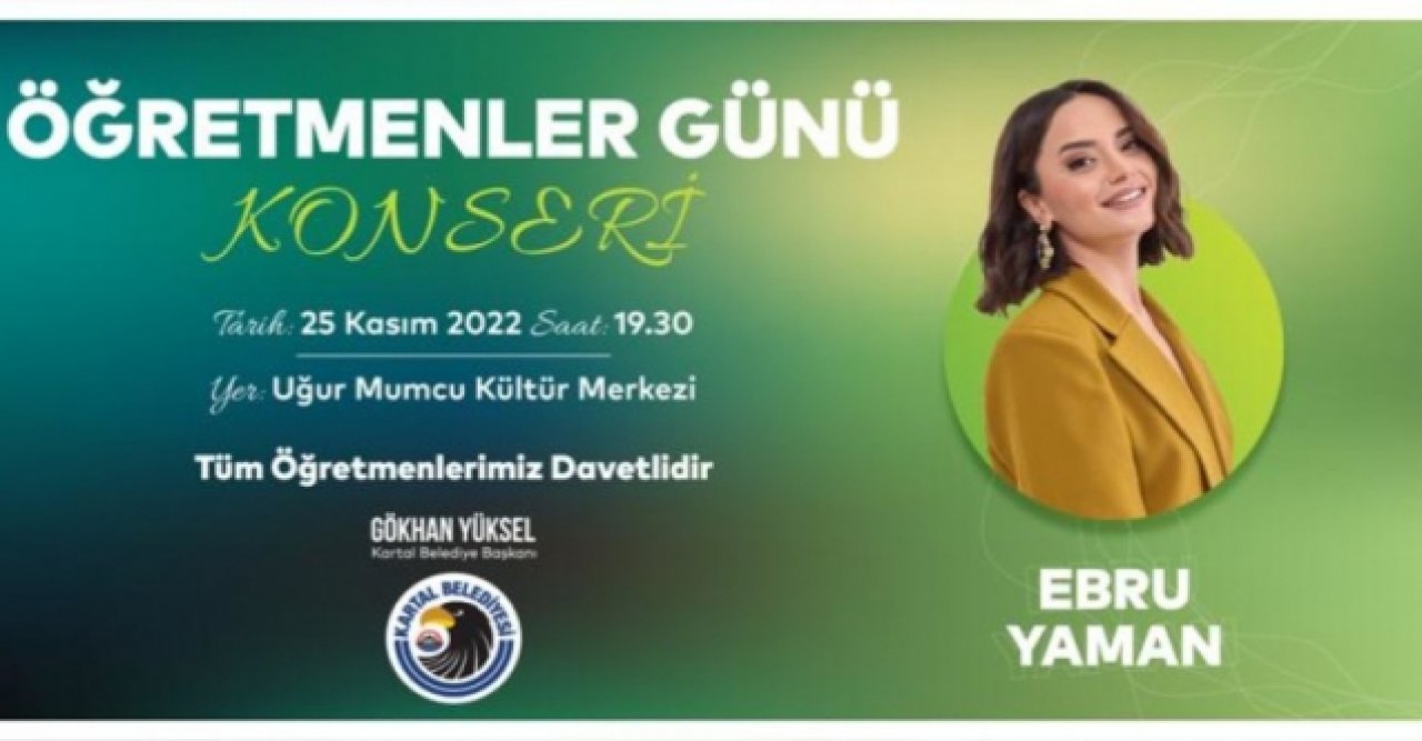 Kartal Belediyesi’nden Öğretmenler Günü’ne Özel Konser