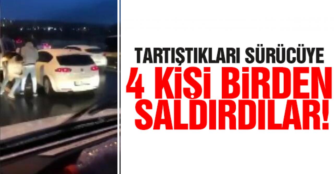 İncirli'de tartıştıkları sürücüye 4 kişi saldırdılar