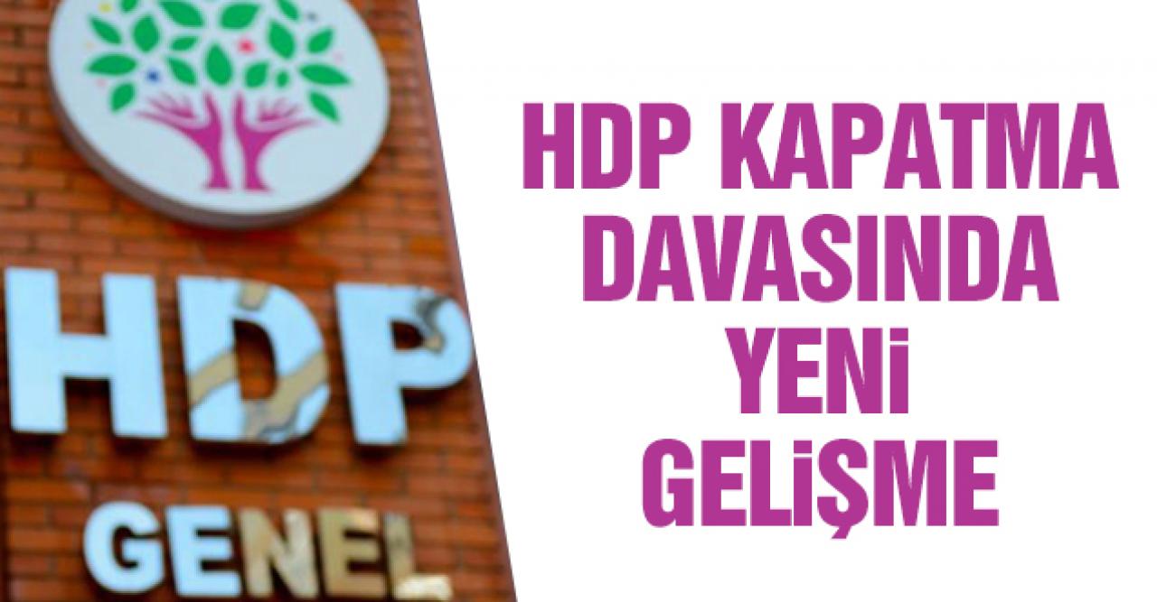 HDP kapatma davasında yeni gelişme: Ek savunma tebliğ edildi