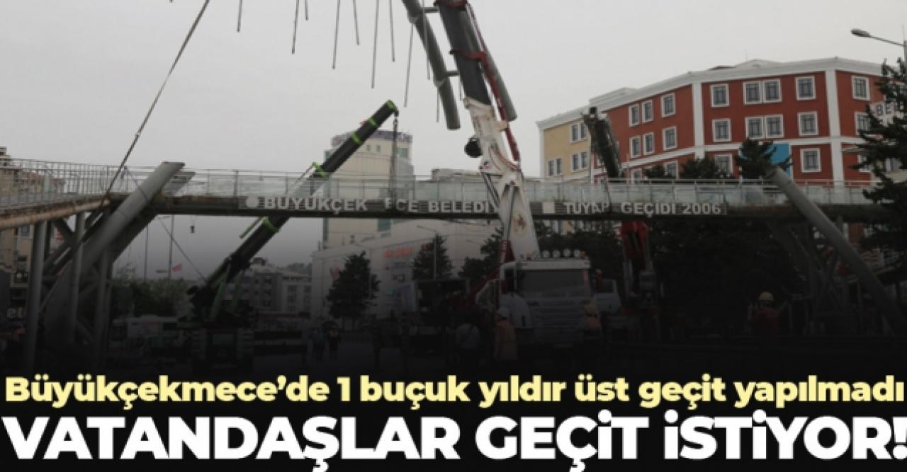 Büyükçekmece'de vatandaşlar geçit istiyor!