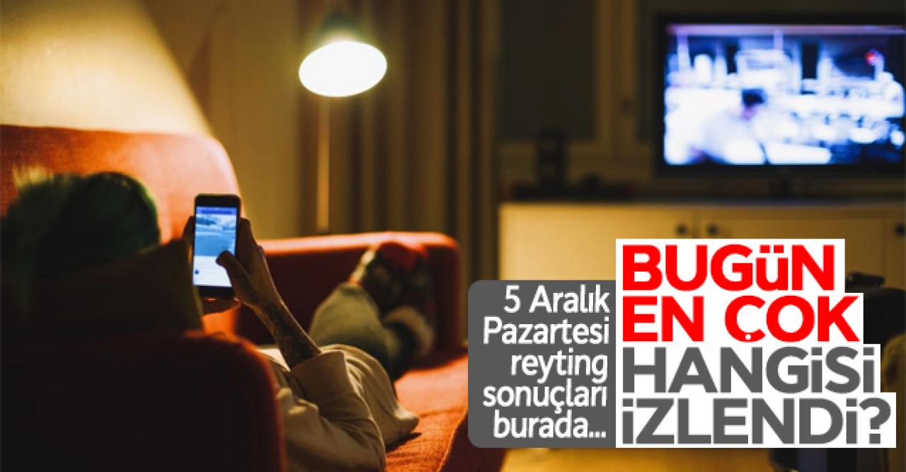 5 Aralık 2022 Pazartesi reyting sonuçları (Hangi dizi, maç veya program birinci oldu?)