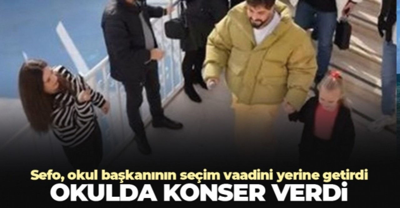 Sefo okul başkanının seçim vaadini yerine getirdi