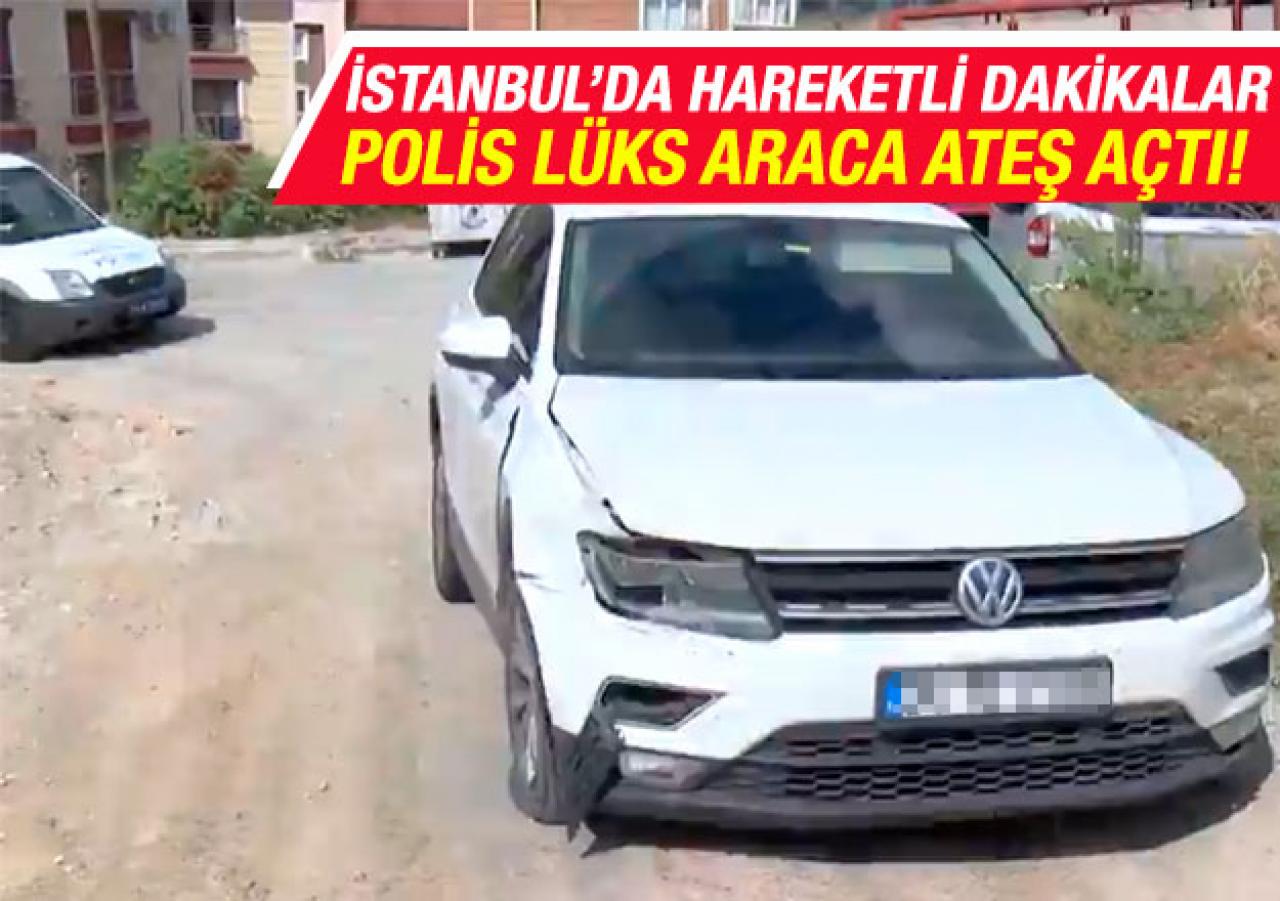 Büyükçekmece'de hareketli anlar! Polis ateş açtı