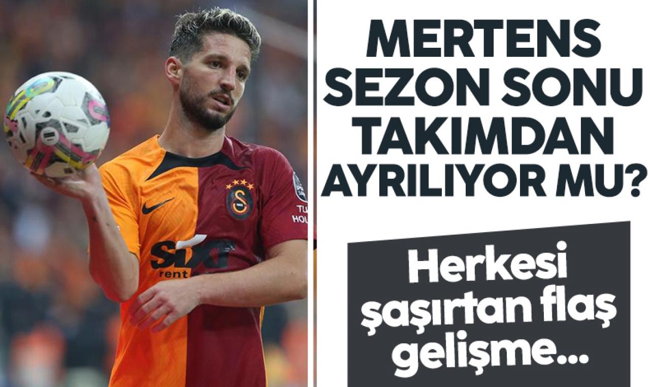 Galatasaray'da flaş gelişme! Dries Mertens ayrılıyor mu?