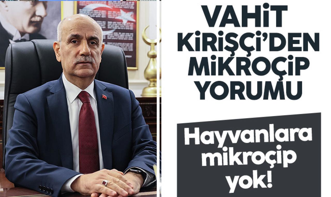 Hayvanlara mikroçip yok!