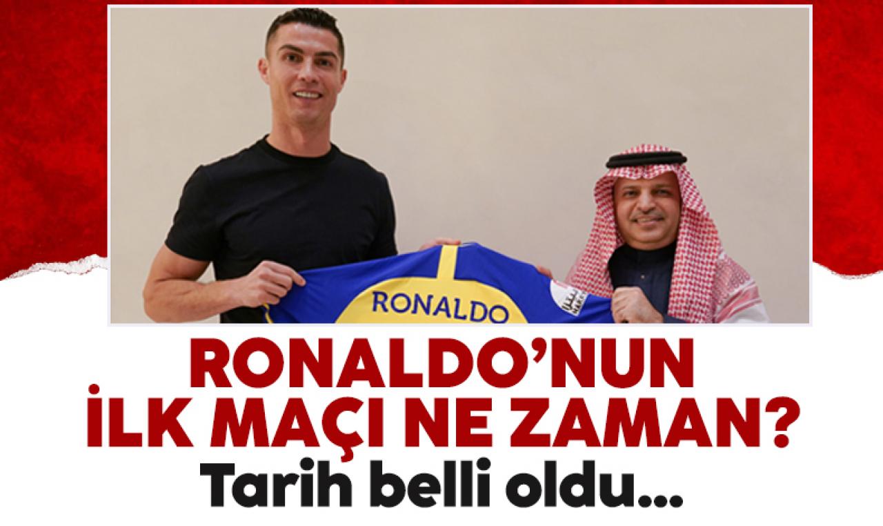 Cristiano Ronaldo'nun ilk maçı ne zaman? Tarih belli oldu! Al-Nassr - Al-Tai maçı saat kaçta