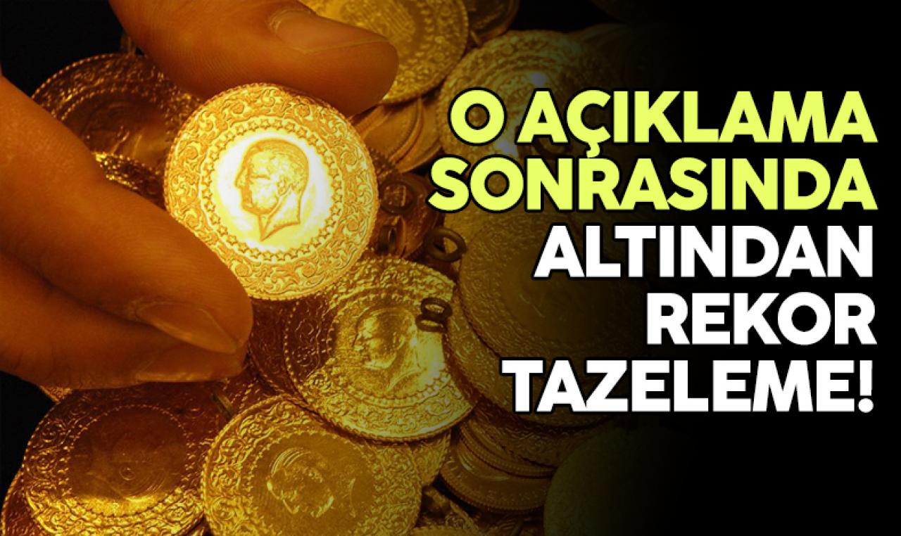 O açıklama sonrasında altın rekor tazeledi! 3 Ocak 2023 Salı altın fiyatları